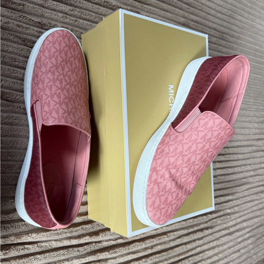 Michael Kors Pink Slip-On Sneakers